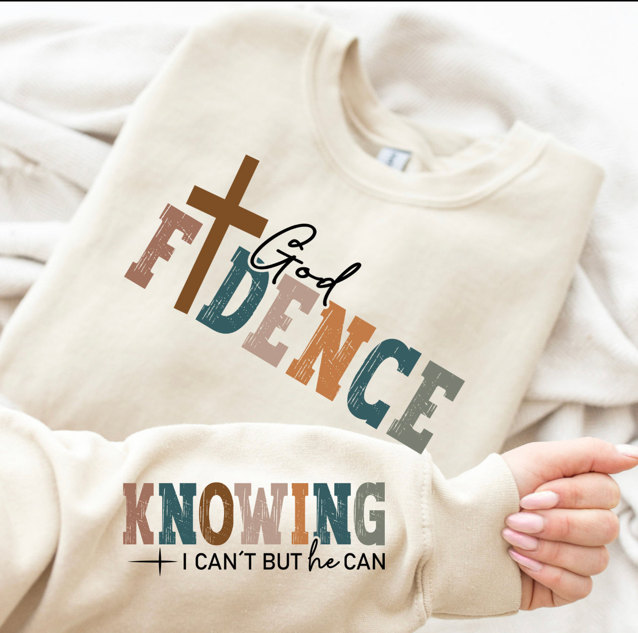 Godfidence with sleeve print