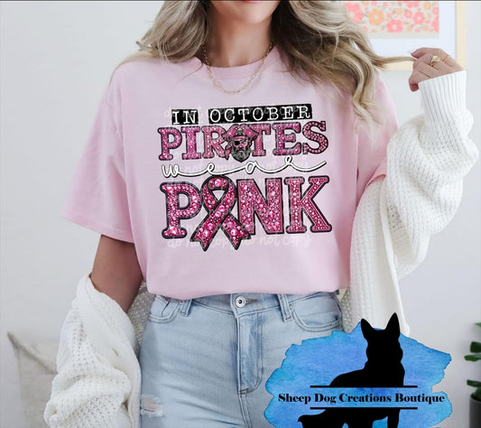 ✨⭐️New⭐️✨ In October Pirates wear Pink