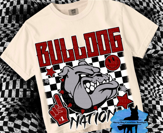 ✨⭐️New⭐️✨Bulldog Nation red