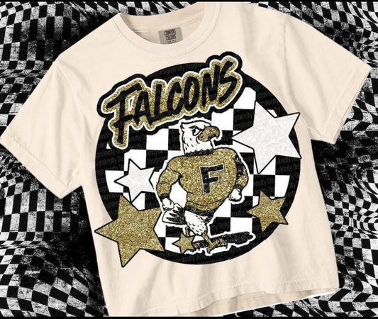 Falcon Starz Comfort Colors tee