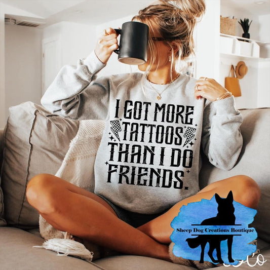 More tattoos then friends