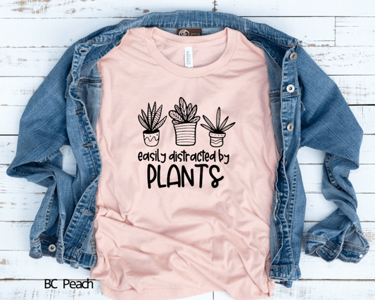 Easily Distracted by Plants Tee