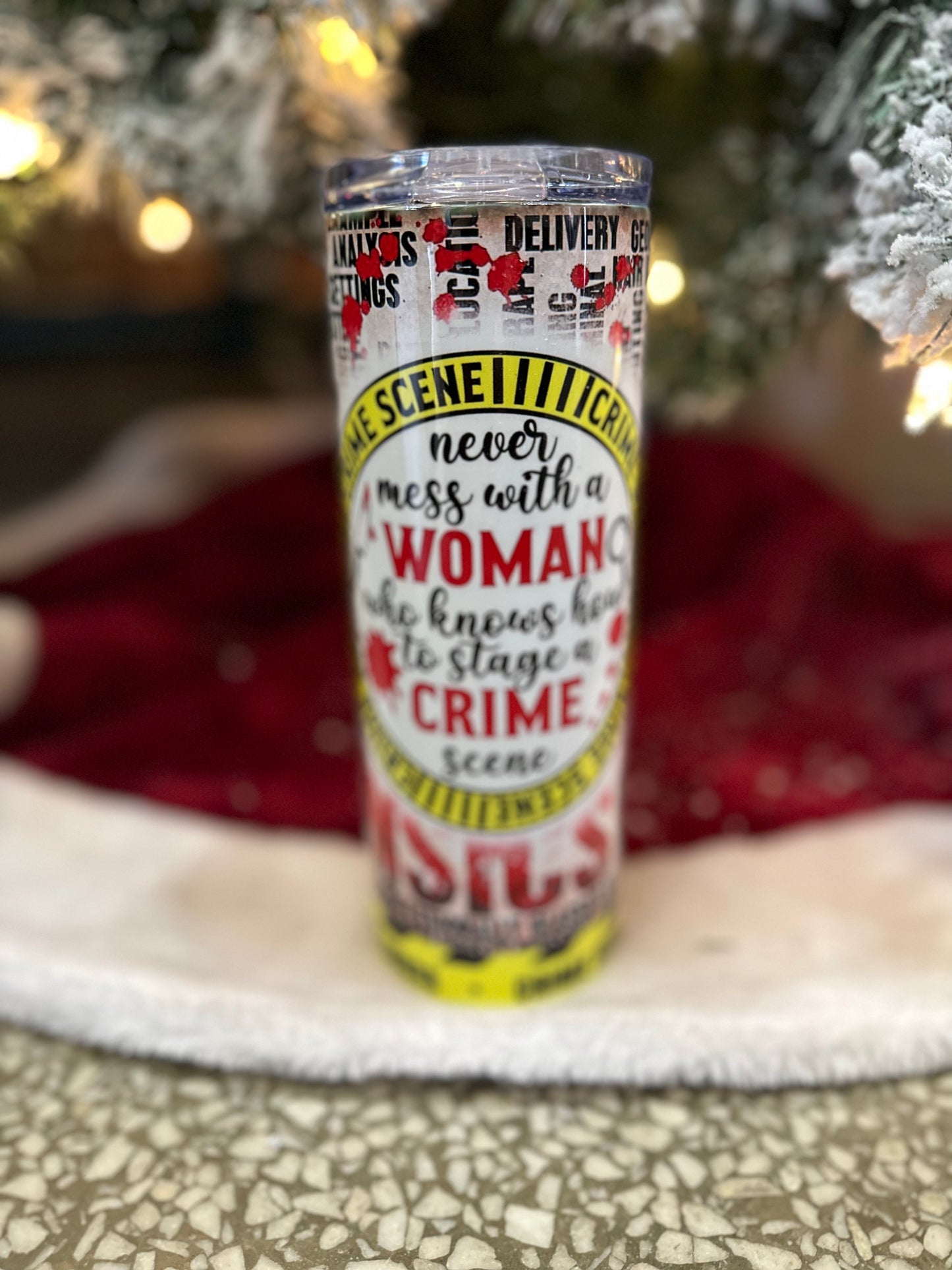 Crime scene tumbler