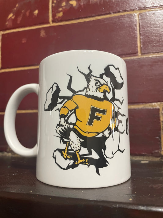 Falcon wall burst mug