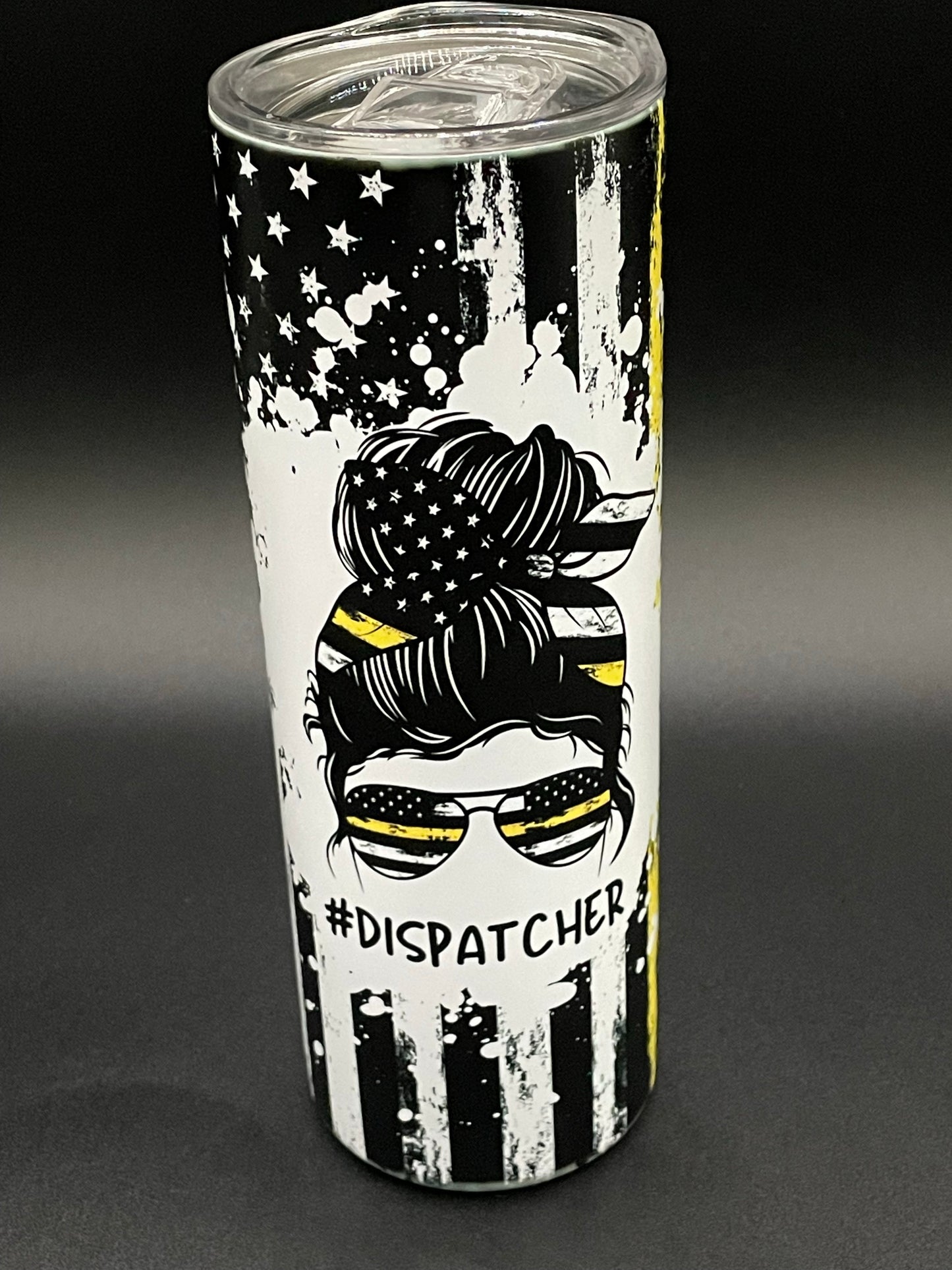 Dispatcher flag Sublimation Tumbler 20 oz