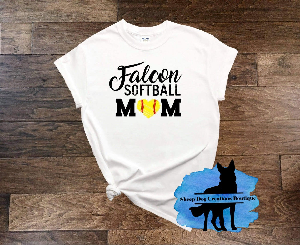 Falcon softball mom personalized