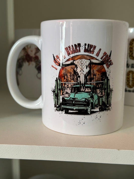 Heart like a Truck Mug